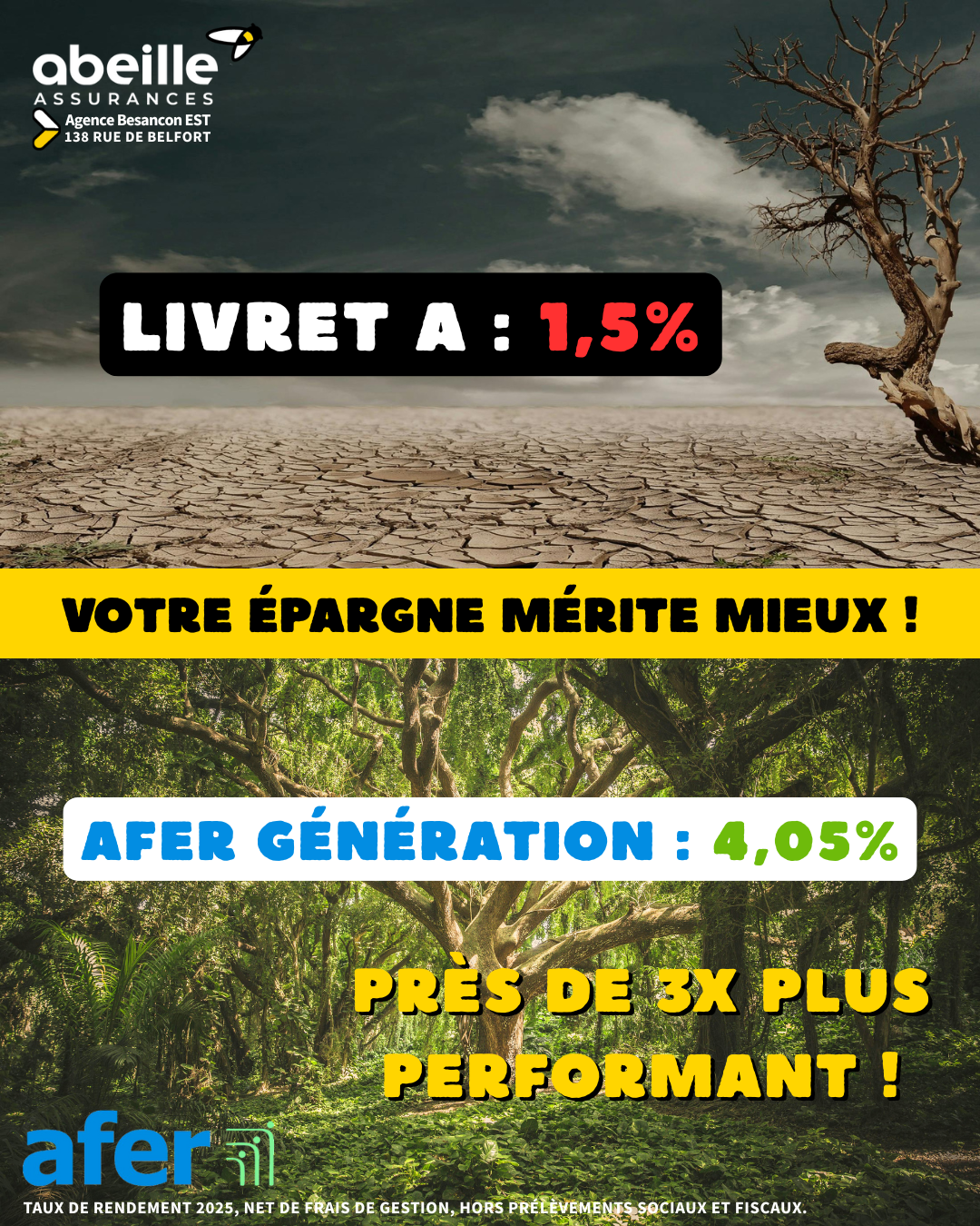 Abeille Assurance besancon - Besancon est - post livret a